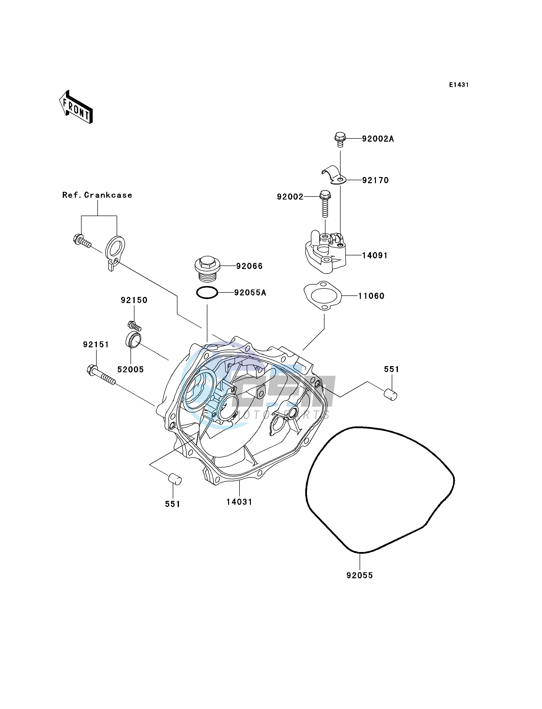 ENGINE COVER-- S- -