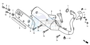 SFX50MM drawing EXHAUST MUFFLER