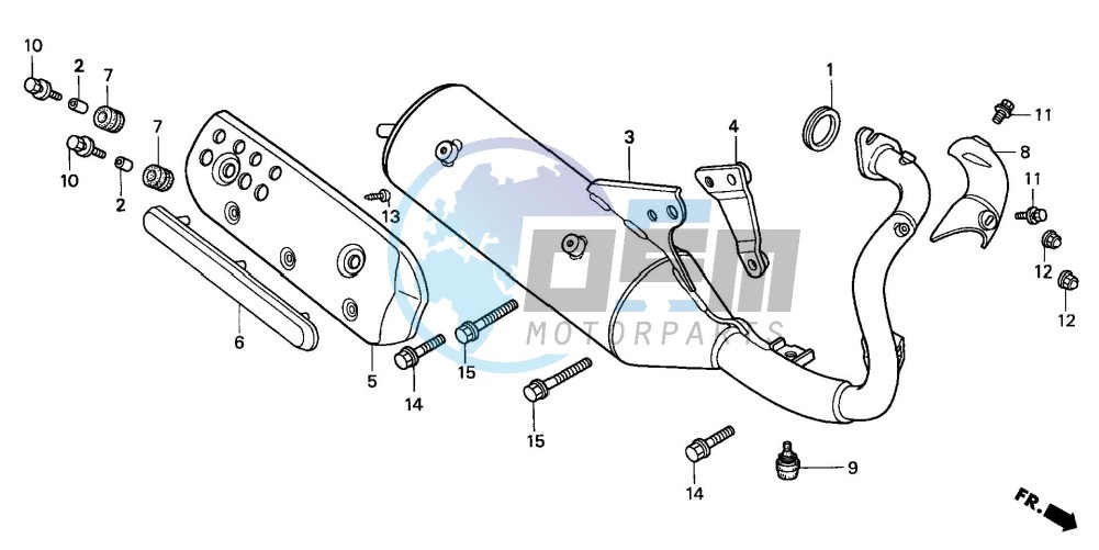 EXHAUST MUFFLER