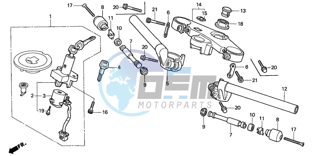 HANDLE PIPE/TOP BRIDGE