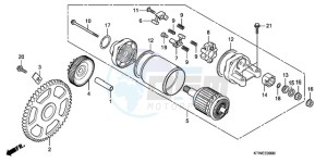 SH300AR9 F / ABS CMF SPC drawing STARTING MOTOR