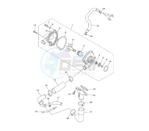 XJ6-S DIVERSION 600 drawing WATER PUMP