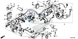 TRX420FM2E TRX420 Europe Direct - (ED) drawing WIRE HARNESS