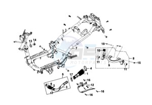 FIDDLE II 50 drawing FRAME / ENGINE MOUNT