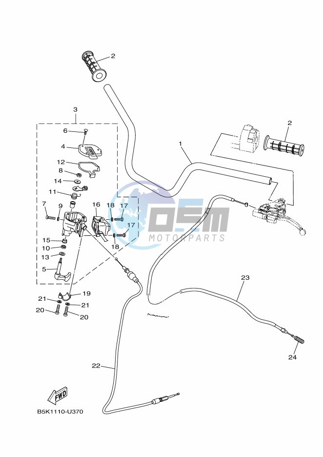 STEERING HANDLE & CABLE