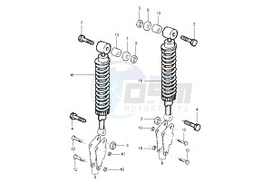 X9 500 drawing Rear Damper