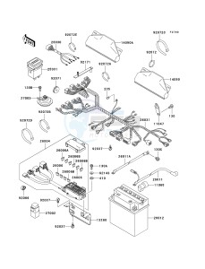 KAF 620 K [MULE 3010 TRANS4X4 HARDWOODS GREEN HD] (K6F-K8F) K6F drawing CHASSIS ELECTRICAL EQUIPMENT-- K6F- -