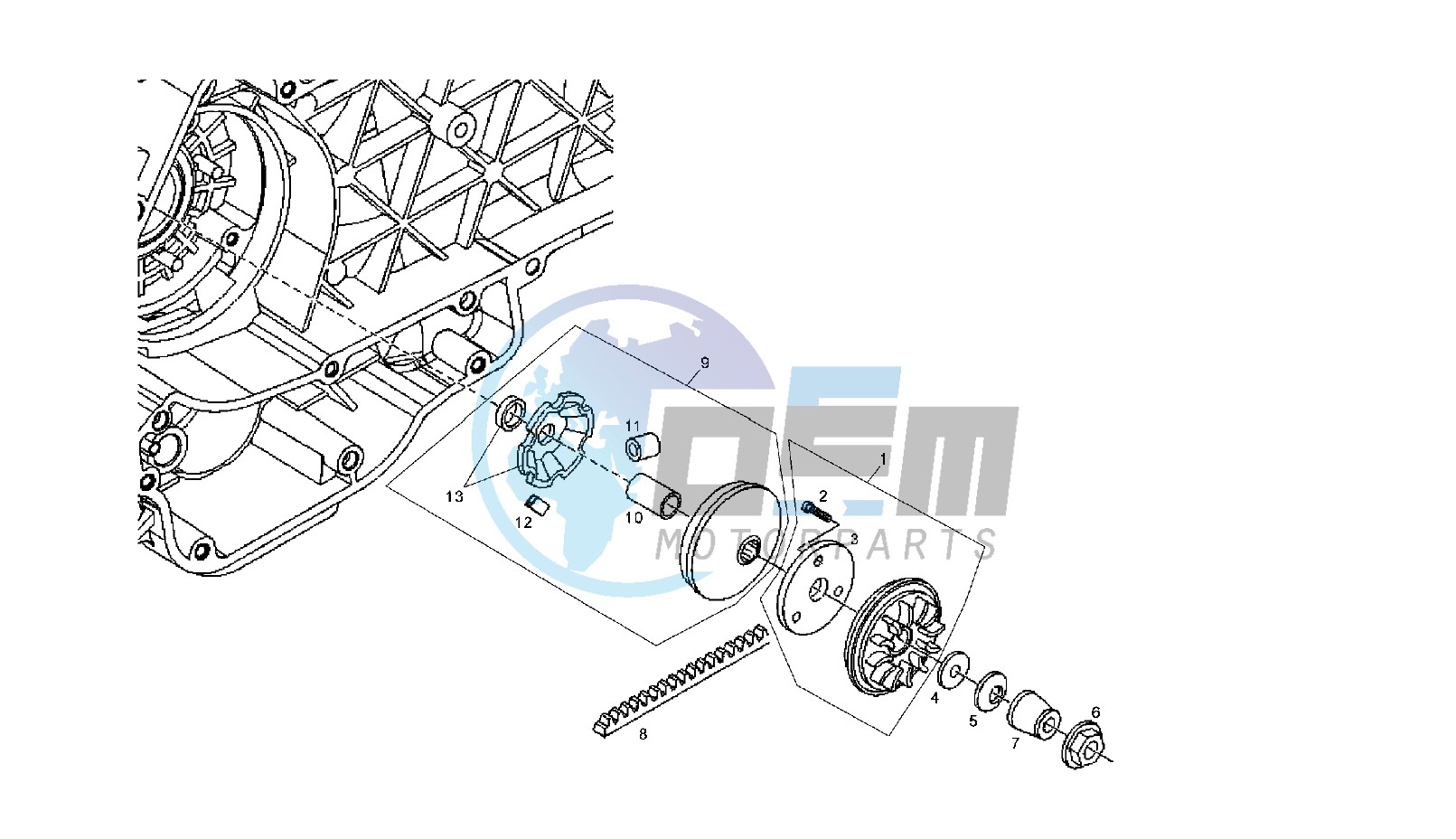 DRIVING PULLEY