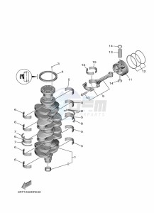 F100FETL drawing CRANKSHAFT--PISTON