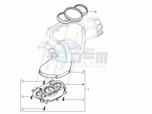 Beverly 300 RST 4T 4V ie E3 drawing Meter combination - Cruscotto