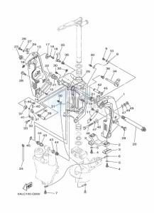 F200BETX drawing FRONT-FAIRING-BRACKET