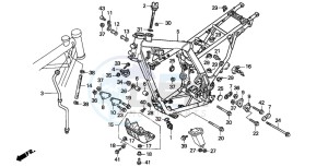 NX500 DOMINATOR drawing FRAME BODY