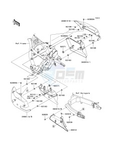 VN 1700 A [VULCAN 1700 VOYAGER] (9FA) A9F drawing SIDE COVERS_CHAIN COVER