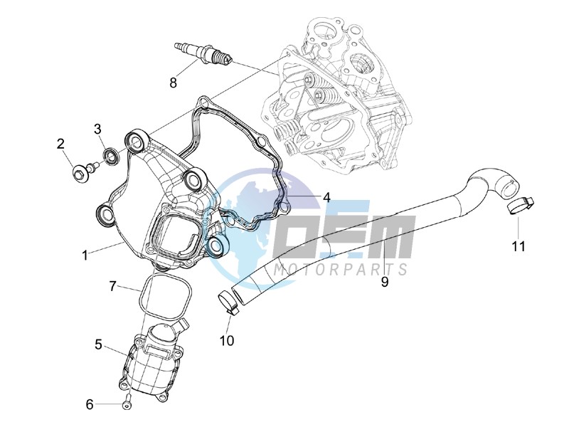 Cylinder head cover