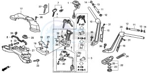 GL1800 drawing HANDLE PIPE/TOP BRIDGE (GL1800A5)(GL18006/7/8)