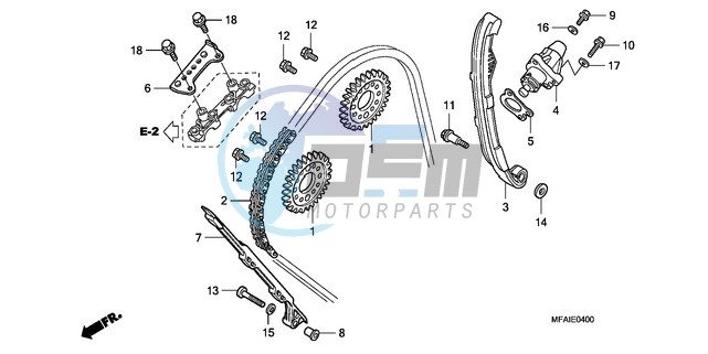 CAM CHAIN/TENSIONER