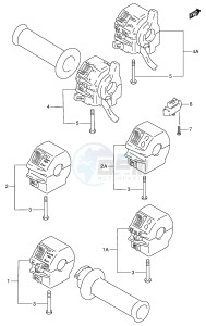 RF900R (E2) drawing HANDLE SWITCH