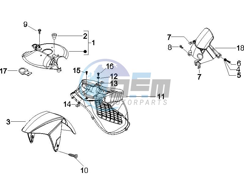 Wheel housing - Mudguard