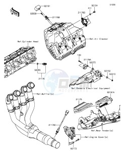 NINJA ZX-10R ABS ZX1000SGF XX (EU ME A(FRICA) drawing Fuel Injection