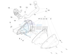 Liberty 125 4t Delivery e3 Single drawing Air filter