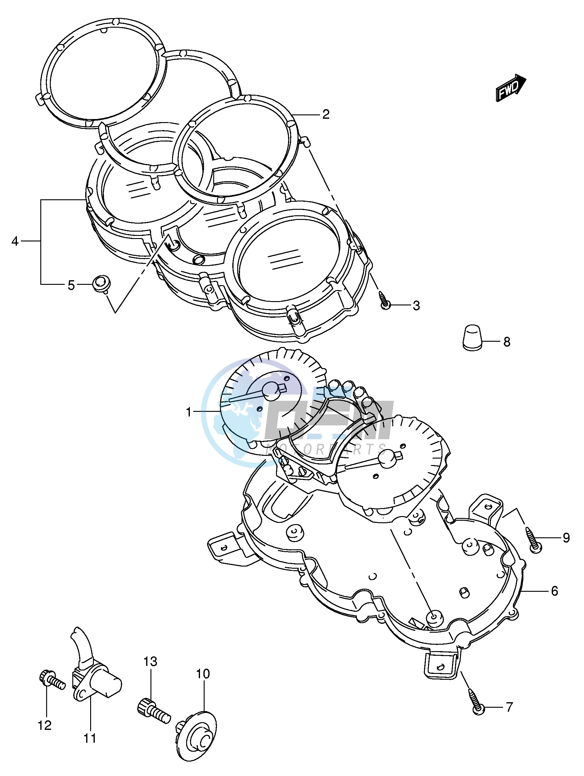 SPEEDOMETER (MODEL K4 K5 K6)