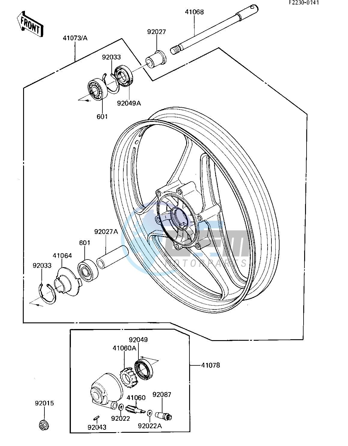 FRONT WHEEL_HUB