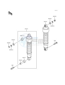 EL 250 E [ELIMINATER 250] (E1-E4) [ELIMINATER 250] drawing SUSPENSION_SHOCK ABSORBER