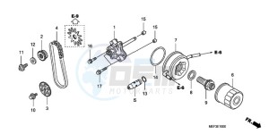 FJS400D9 SI - (SI) drawing OIL PUMP