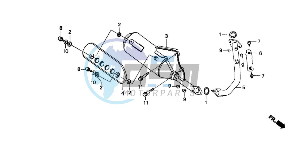 EXHAUST MUFFLER (2)