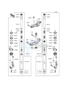 ER-6F EX650EEF XX (EU ME A(FRICA) drawing Front Fork