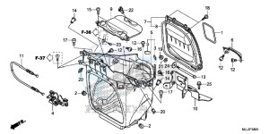 NC750XAE NC750XA Europe Direct - (ED) drawing LUGGAGE BOX