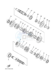 YZ250 (1SSM 1SSN 1SSP 1SSR 1SSR) drawing TRANSMISSION