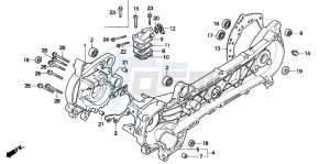 PK50 WALLAROO drawing CRANKCASE