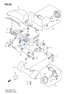 VL800C INTRUDER EU drawing TURNSIGNAL LAMP