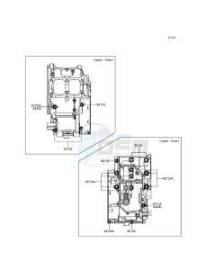 Z300 ER300AGF XX (EU ME A(FRICA) drawing Crankcase Bolt Pattern