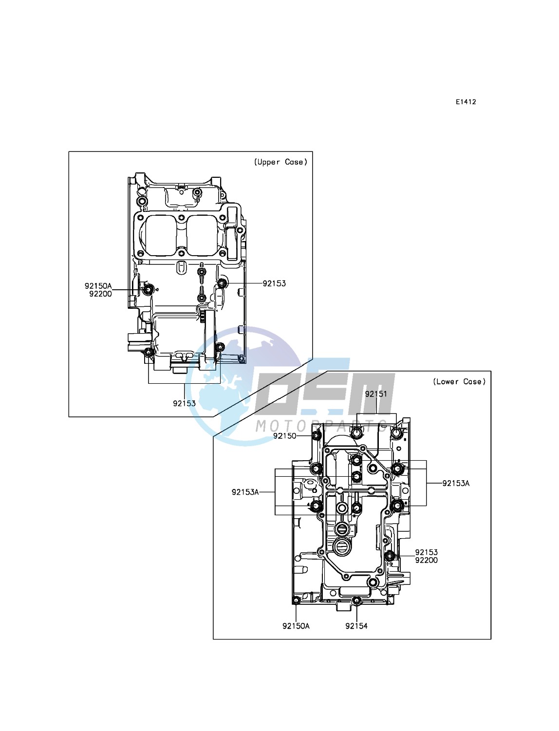 Crankcase Bolt Pattern