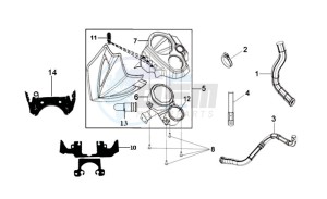 QUAD LANDER 250 drawing DASHBOARD / SPEEDOMETER CABLE / WIRING HARNASS