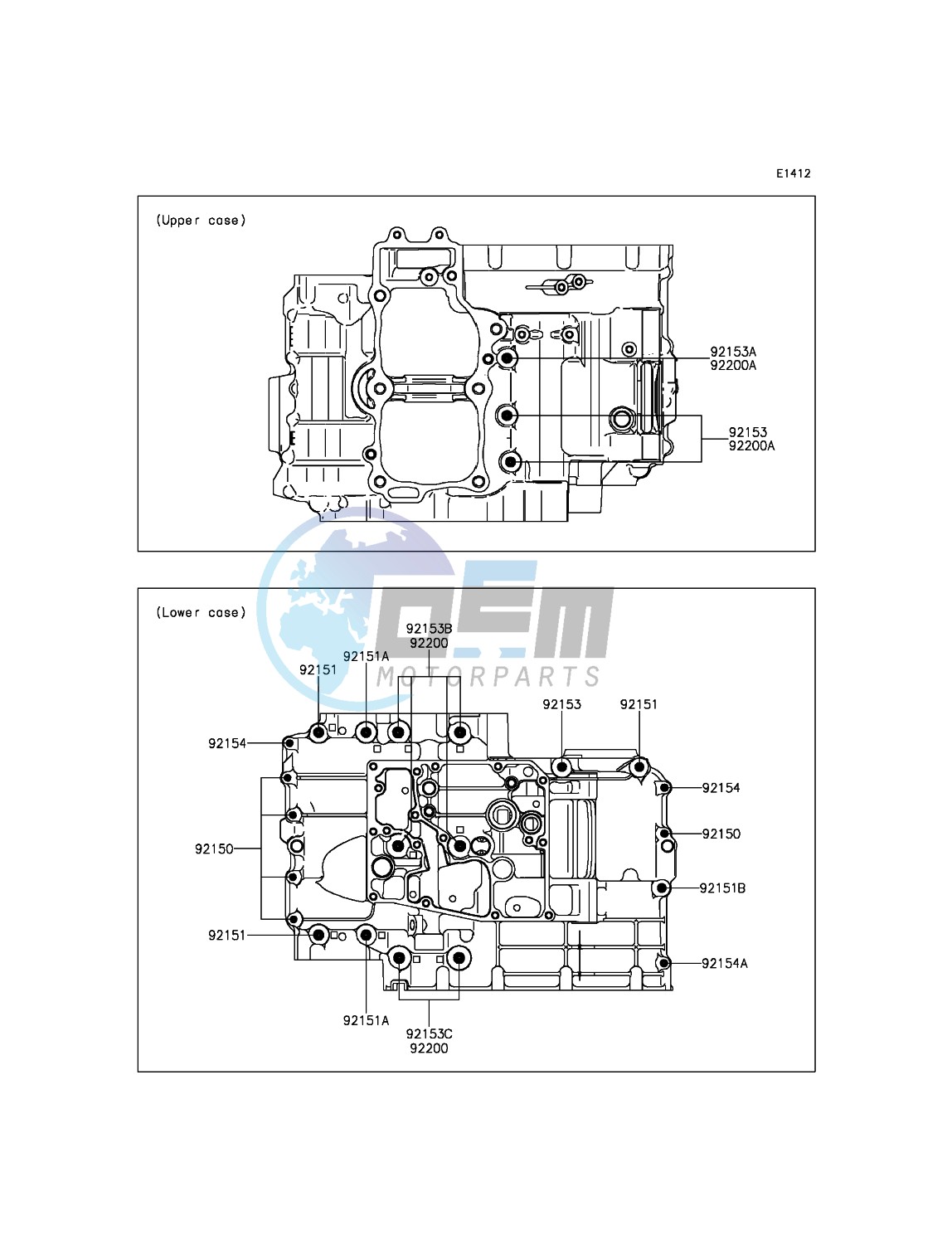 Crankcase Bolt Pattern