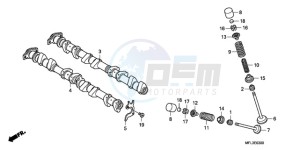 CBR1000RAA F / ABS CMF drawing CAMSHAFT/VALVE