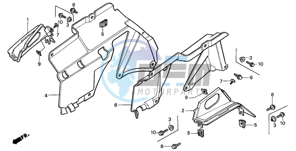 FRONT INNER FENDER