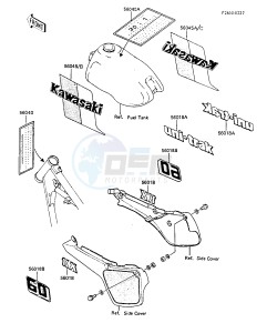 KX 60 A [KX60] (A1-A2) [KX60] drawing LABELS