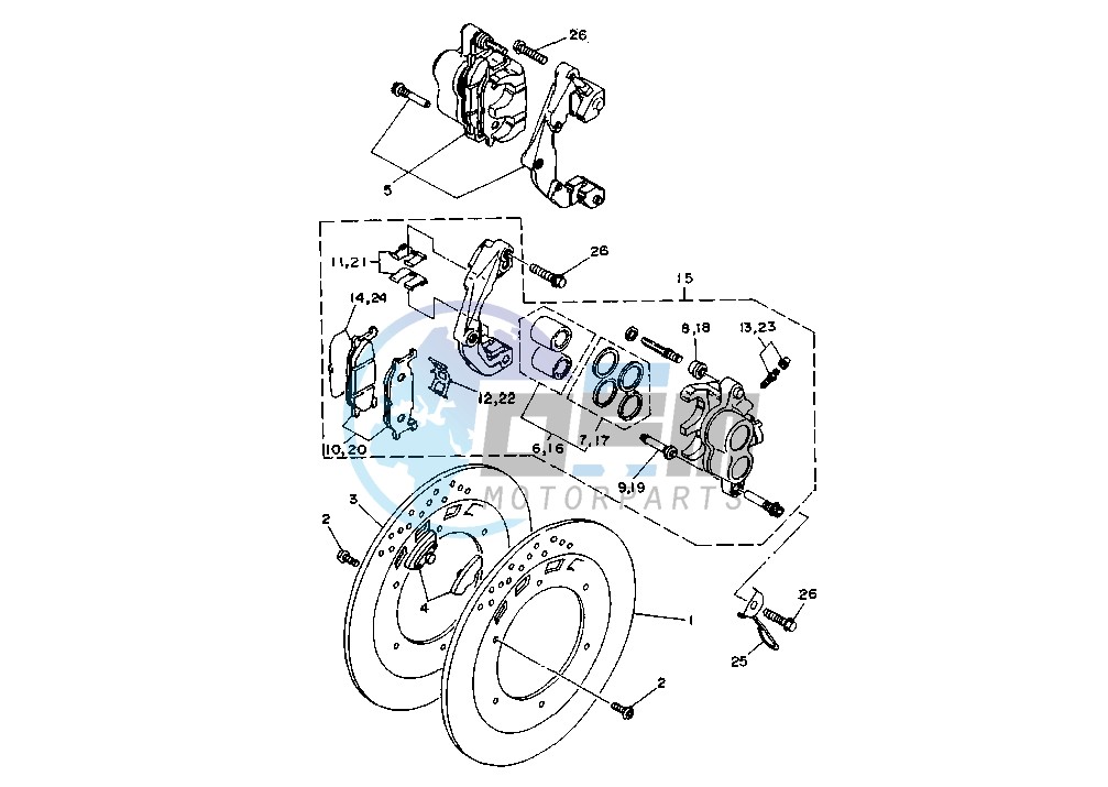 FRONT BRAKE CALIPER