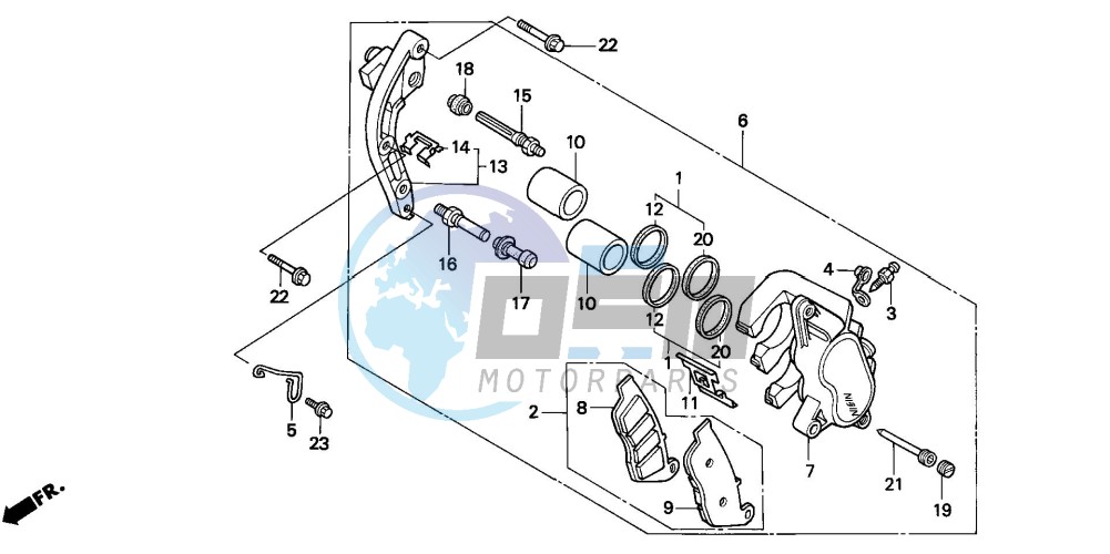 FRONT BRAKE CALIPER