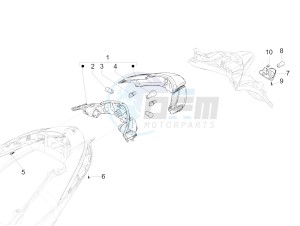 Liberty 150 iGet 4T 3V ie ABS (APAC) drawing Rear headlamps - Turn signal lamps