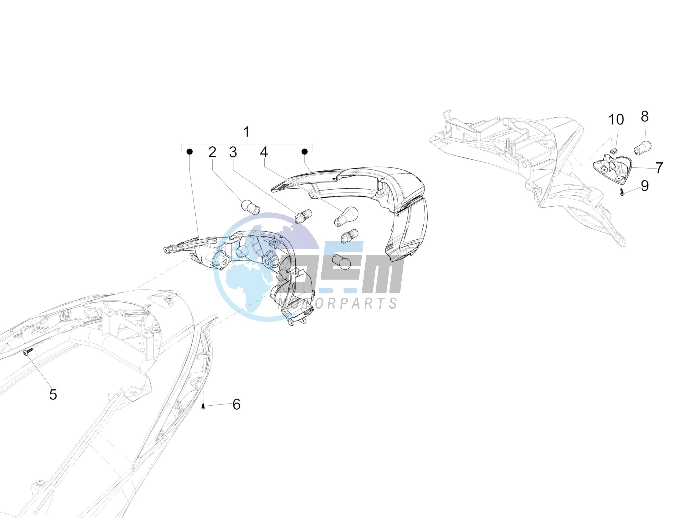 Rear headlamps - Turn signal lamps