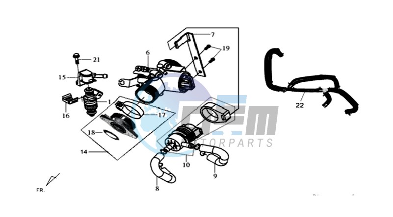 FUEL INJECTOR / THROTTLE VALVE