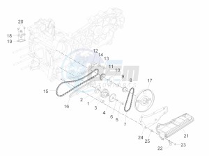 GTV 300 HPE SEI GIORNI IE E4 ABS (APAC) drawing Oil pump