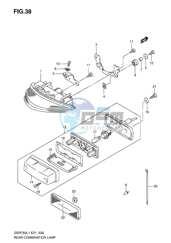 REAR COMBINATION LAMP