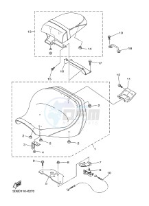 XVS1300A MIDNIGHT STAR (1CS4) drawing SEAT