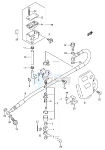 DR-Z400 (E3-E28) drawing REAR MASTER CYLINDER